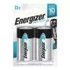 Energizer D Alkaline Max Plus Batteries, 2 Pack