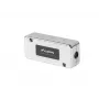 LANBERG tinklo jungiamoji dėžutė PLC-6SL1-S, Cat6 S/FTP (S-STP), sidabrinė, 82×35×23 mm