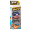 Metal Machines: 5 vnt. žaislinių automobilių rinkinys, 1:64, 1 serija - Asorti