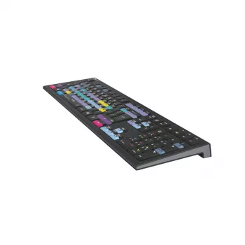 Klaviatūra Logickeyboard ASTRA 2 USB AZERTY anglų Juoda