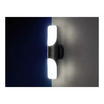 Anker Eufy Wired Wall Light Cam S100 - tinklo stebėjimo kamera - lauko zona - atspari oro sąlygoms - spalvota (diena/naktis) - 2048 x 1536 - 2K - garsas - belaidė - Wi-Fi - AC 120/