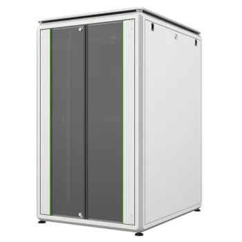 19 colių spintelė Lanview RDL26U81WH – 26U vertikalios erdvės, balta