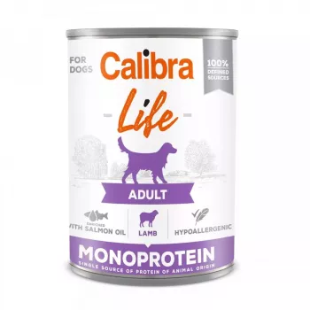 CALIBRA Life Adult Monoprotein Lamb - šlapias šunų maistas - 400 g