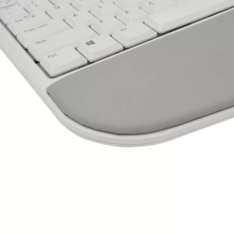 Belaidė klaviatūra SBOX WK-905 US — smėlio spalvos, USB belaidis ryšys, US išdėstymas