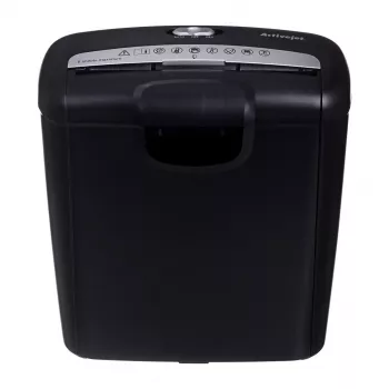 Activejet ASH-0601S smulkintuvas, P-2, 10 l, 6 mm juostelės, 6 lapai, juodas.