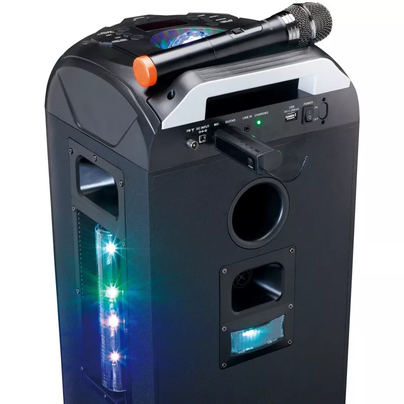 Sceninis mikrofonas Lenco MCW-011BK