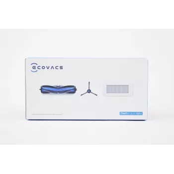 Atsarginių šepetėlių ir filtrų rinkinys robotui siurbliui Ecovacs N30 PRO Omni — standartinis techninės priežiūros rinkinys šoniniams / pagrindiniam šepetėliams ir oro filtrams