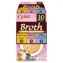 INABA Ciao Broth skanėstai katėms, vištiena, lašiša ir tunas, 10 x 40 g