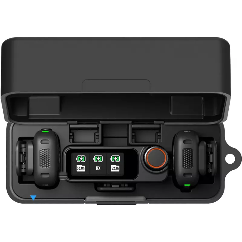 PULUZ Silikoninis įkrovimo dėklo apsauginis gaubtas DJI Mic 3 (juodas)