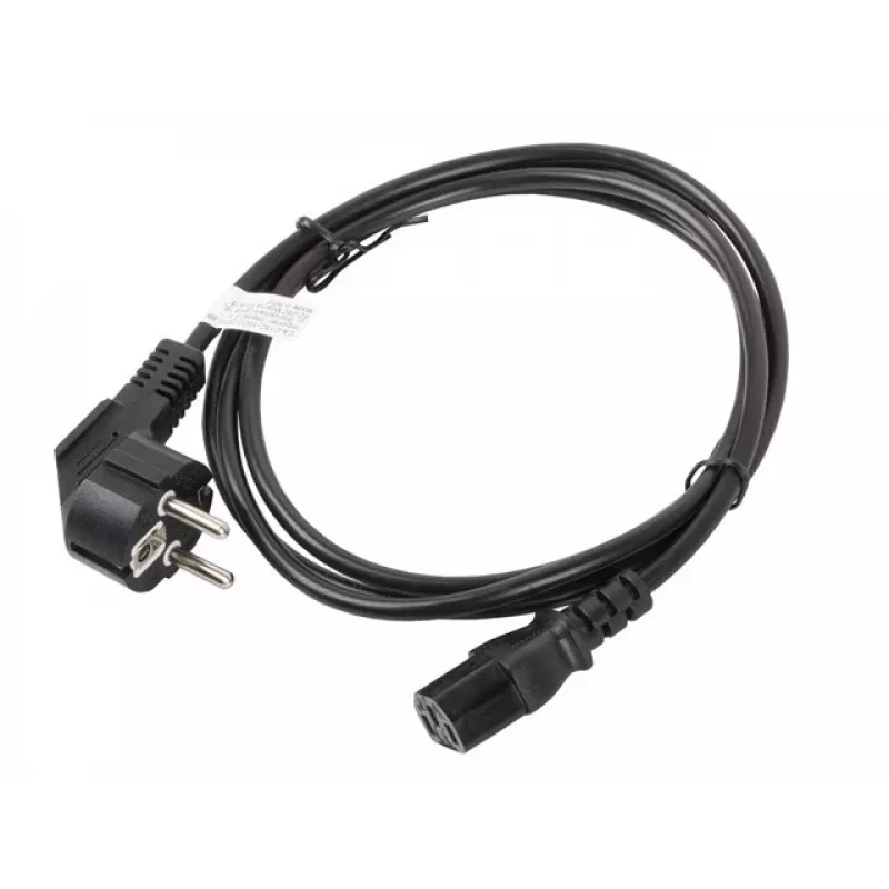 Lanberg CA-C13C-10CC-0018-BK maitinimo laidas juodas 1,8 m C13 jungtis CEE7/7 (CA-C13C-10CC-0018-BK)
