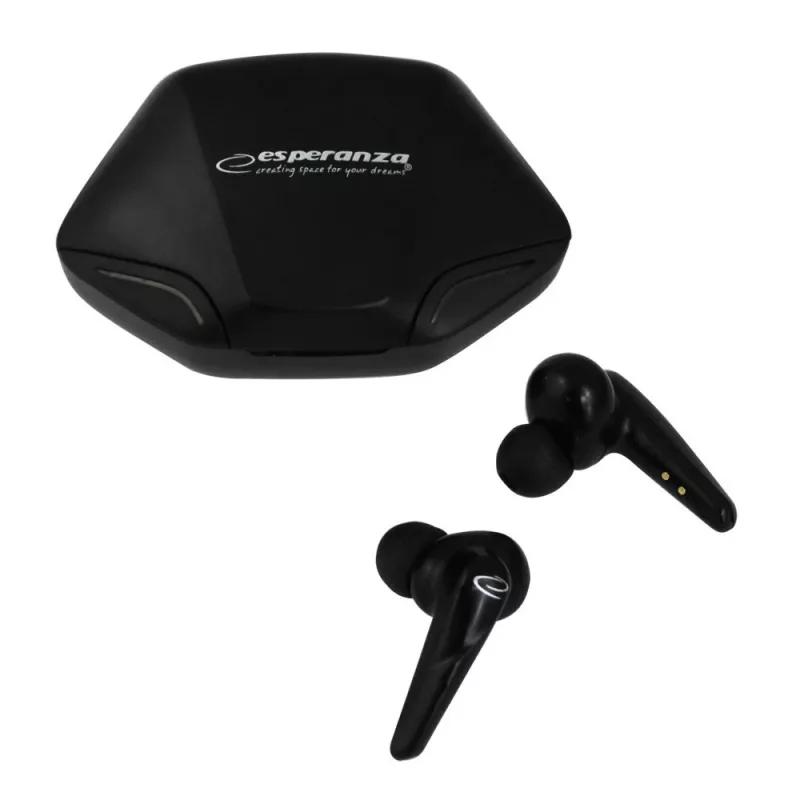 Esperanza EH231K ausinės/ausinės su mikrofonu Belaidės Į ausis Skambučiai/Muzika Micro-USB Bluetooth Juoda