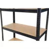 Topeshop Sandėliavimo stelažas P9040 sodo įrankių stelažas laisvai pastatomas cinkuotas plienas, MDF