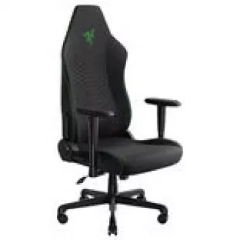 Žaidimų kėdė Razer Iskur V2 X Fabric juoda — ergonomiškas dizainas, juosmens atrama, medžiaginiai apmušalai