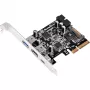 SilverStone ECU05 - USB adapteris - PCIe 2,0 x2 Low Profile - USB 3,1 Type C x 1 + USB3.0 x 2 + USB3.0 (vidinis) x 2 (SST-ECU05)