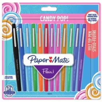 Užsukamas gelinis rašiklis Papermate Flair Candy Pop