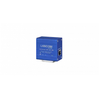 Tinklo adapteris Lancom Systems AirLancer SN-LAN-10G — 10 Gigabit Ethernet, IEEE 802.3af/at/bt, aliuminio korpusas, mėlynas