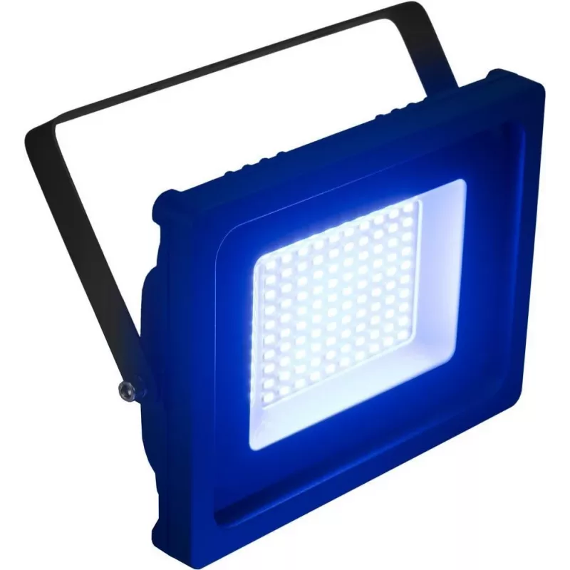 Prožektorius EUROLITE FL-50 SMD mėlynas — LED, kompaktiškas scenos/zonos šviestuvas, IP klasės