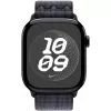 Juosta Apple 46mm Juoda/Mėlyna Nike Sport Loop išmaniajam laikrodžiui