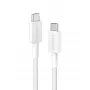 Anker Innovations 322 USB-C į kabelį nailoninis 0,9 m 60 W baltas - kabelis - skaitmeninis / duomenų (A81F5G21)