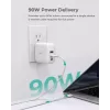 AUKEY PA-B6S White Omni a Mix GaN itin greitas sieninis