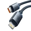„Baseus CAJY000301“ mobiliojo telefono laidas, pilkas, 2 m, USB C, Lightning