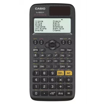 CASIO FX-85CEX MOKSLINIS SKAIČIUOTUVAS, BIURUI, MOKYKLAI, 379 FUNKCIJOS, 77X166MM, JUODAS