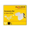 DeLOCK Apple AirPods priedų rinkinys, baltas
