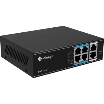Jungiklis Milesight MS-S0204-EL 4 prievadų 1 Gigabit Ethernet nevaldomas jungiklis