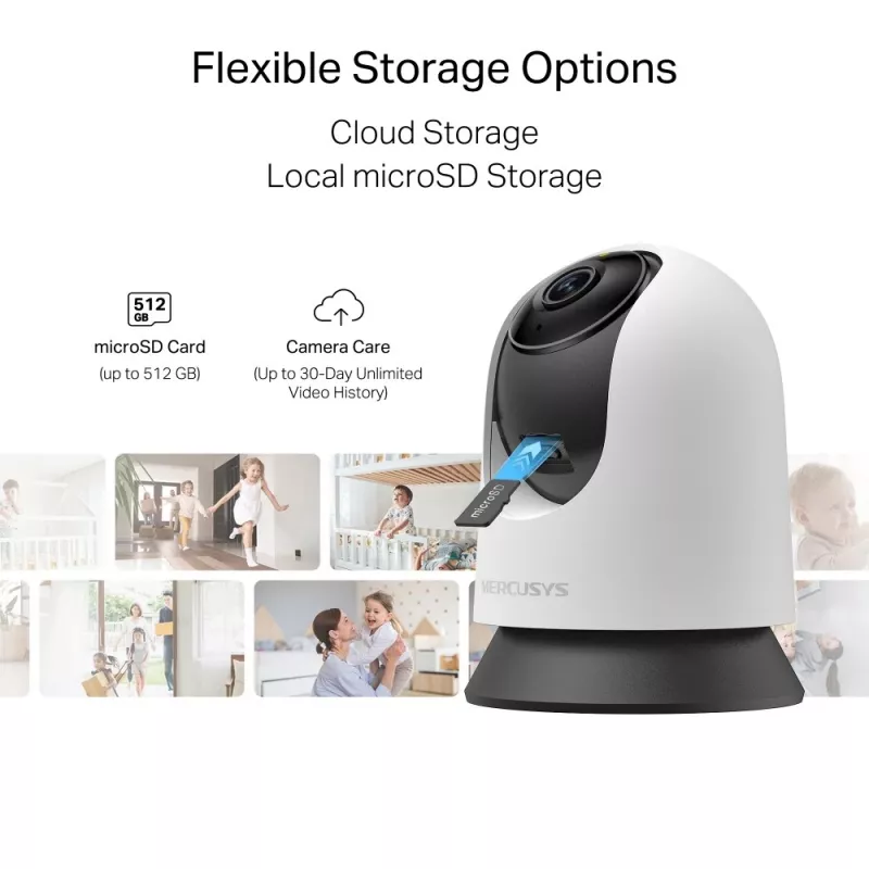 Namų apsaugos kamera TP-LINK MC210 Pan/Tilt Wi‑Fi 1080p naktinis matymas