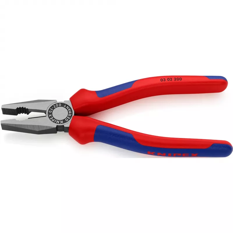Knipex universalios replės, 2 komponentų rankenos, 200 mm