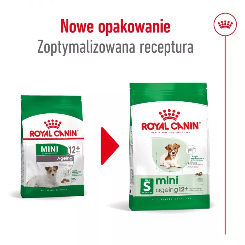 ROYAL CANIN Mini Ageing Adult +12 - sausas šunų ėdalas - 3,5 kg