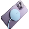 Belaidis įkroviklis Baseus Simple Mini3 15W USB-C, mėlynas — belaidis įkrovimo kilimėlis