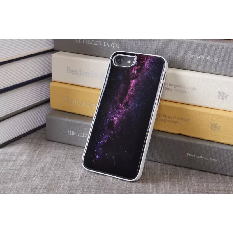 Apsauginis telefono dėklas iKins, skirtas Apple iPhone 8/7 — pieno kelio balta