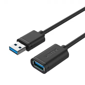 UNITEK Y-C459GBK USB laidas USB 3.2 Gen 1 (3.1 Gen 1) 2 m USB A Juodas