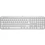 Logitech Master Series MX Keys S for Mac - klaviatūra - pilno dydžio - apšviečiama - belaidė - Bluetooth LE - AZERTY - prancūziška - šviesiai pilka (920-011626)