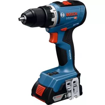 Akumuliatorinis gręžtuvas-suktuvas Bosch GSR 18V-65 su 2x 4,0 Ah baterijomis