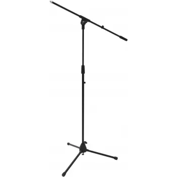 Mikrofono stovas Omnitronic MS-2 su strėlės svirtimi, juodas