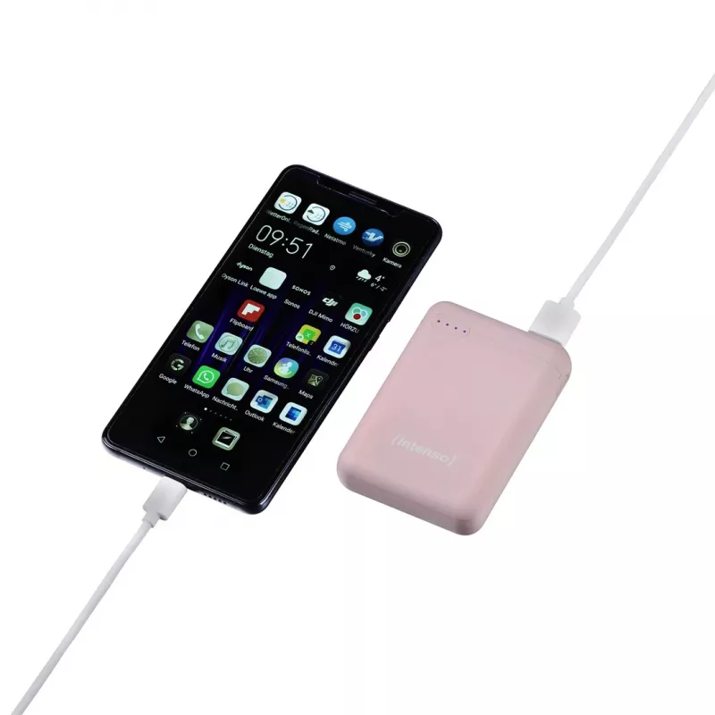 Intenso XS10000 ličio polimero (LiPo) 10 000 mAh rožinis