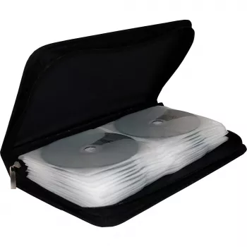 CD-wallet MediaRange 48 CD/DVD juodas mažmeninėje pakuotėje (BOX51)
