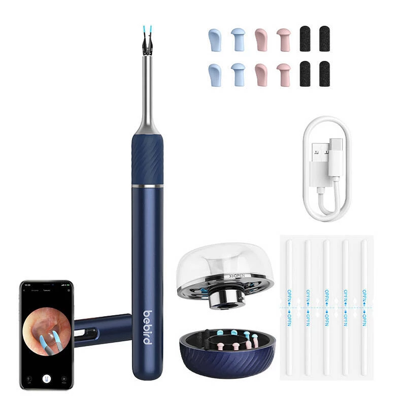 Otoscope Bebird Note 5 Pro blue — ear cleaning camera, model Note5pro