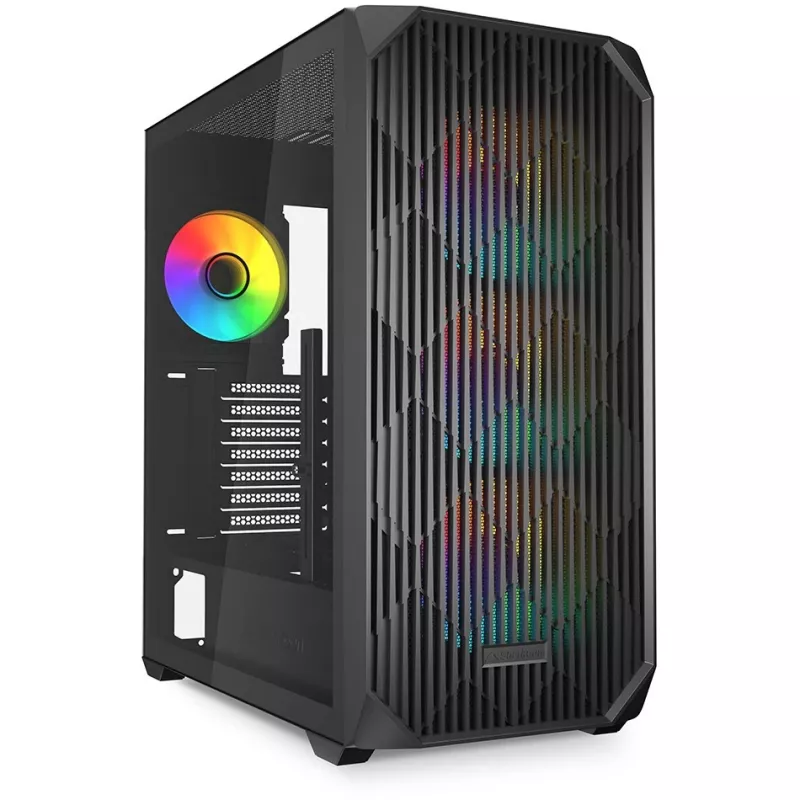 Sharkoon AK3 RGB Midi Tower Black