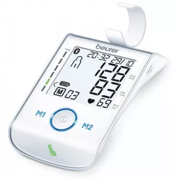 Beurer BM85 Upper Arm Blood Pressure Monitor with Patented Resting Indicator for Accuracy, App Connection with Certified Data Protection, Lithium