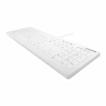 Contour Design Active Key Contour QuickClean medicininė klaviatūra su nuimamu dangteliu, pilno dydžio, laidinė, balta, DE C8112