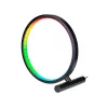 Stalinė lempa TRACER Ambience Smart Circle LED RGB — dekoratyvus išmanusis LED apskritimas