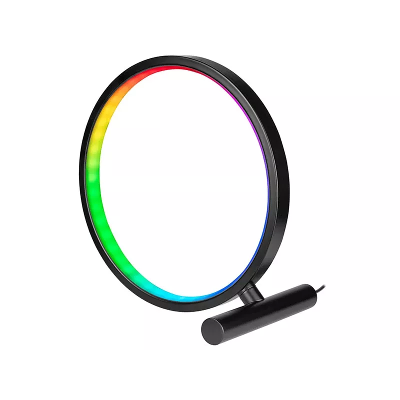 Stalinė lempa TRACER Ambience Smart Circle LED RGB — dekoratyvus išmanusis LED apskritimas