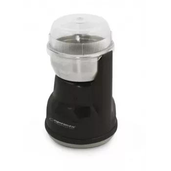 Plokštelinis kavos malūnėlis ESPERANZA EKC002K — 160 W, 50 g talpa, reguliuojami nustatymai, juodas