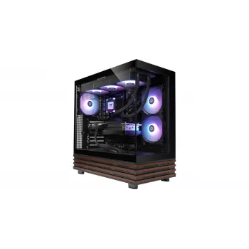 FTW V270WS 9060XT, žaidimų PC juoda/Mediena, Windows 11 Pro