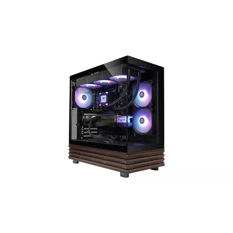 FTW V270WS 9060XT, žaidimų PC juoda/Mediena, Windows 11 Pro