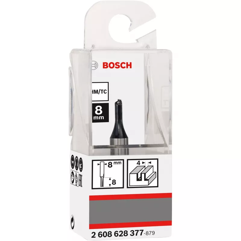 Tiesioji freza Bosch 2 608 628 377, ilgis 51 mm, darbinis ilgis 8 mm