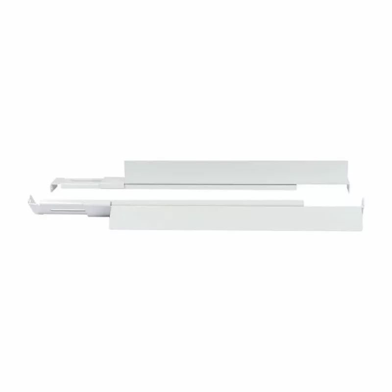 Montavimo L formos bėgelio laikiklis ALLNET reguliuojamo ilgio 502–849 mm šviesiai pilkas, pora